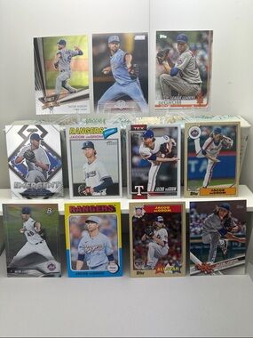 Jacob DeGrom lot of 11 (Mets, Rangers)